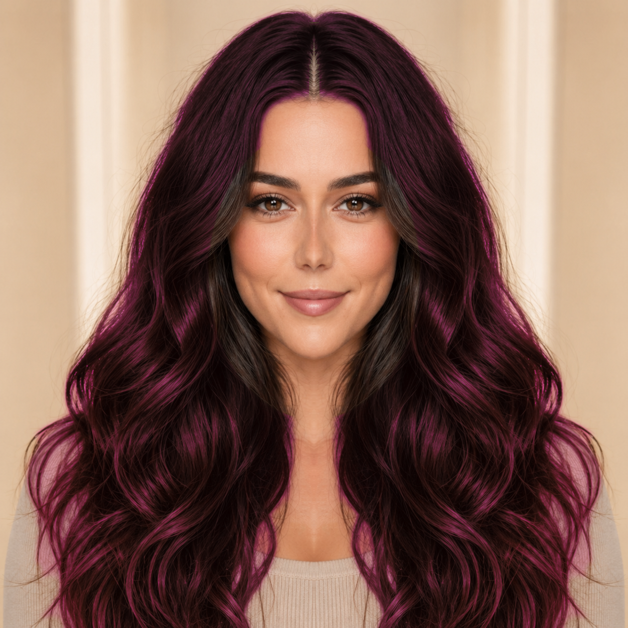 Rose hair color preview after transformation